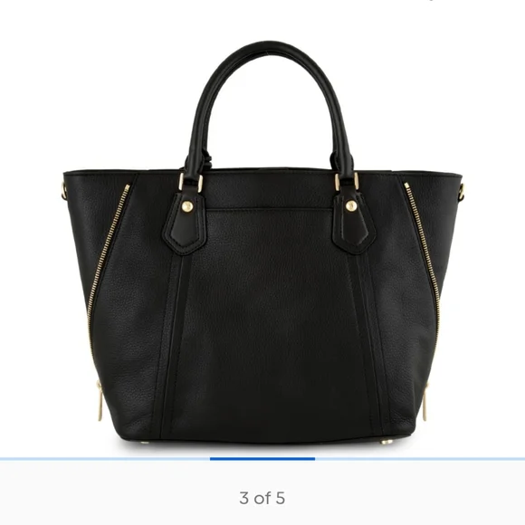 RRP $600 MICHAEL KORS Aria Grab Tote Bag in Black - Picture 3 of 5